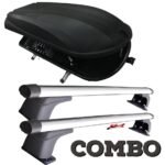 Valijon 520Lts + Barra Portaequipaje Aluminio Para Riel