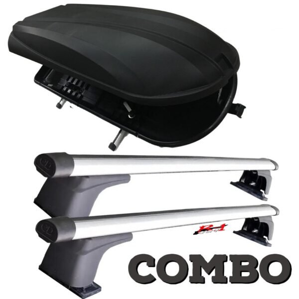 Valijon 520Lts + Barra Portaequipaje Aluminio Para Riel - Imagen 1