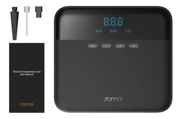 Compresor Inflador Digital Inalámbrico 70Mai 12v - Imagen 3